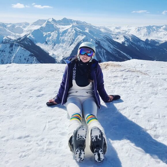 Perfect Moment Isola Racing Bib in Rainbow - Picture 10 of 11